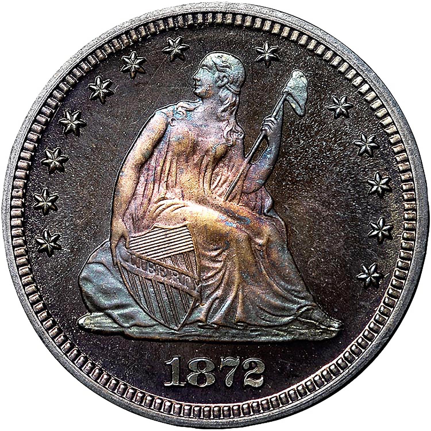 1872 25C PF | Coin Explorer | NGC