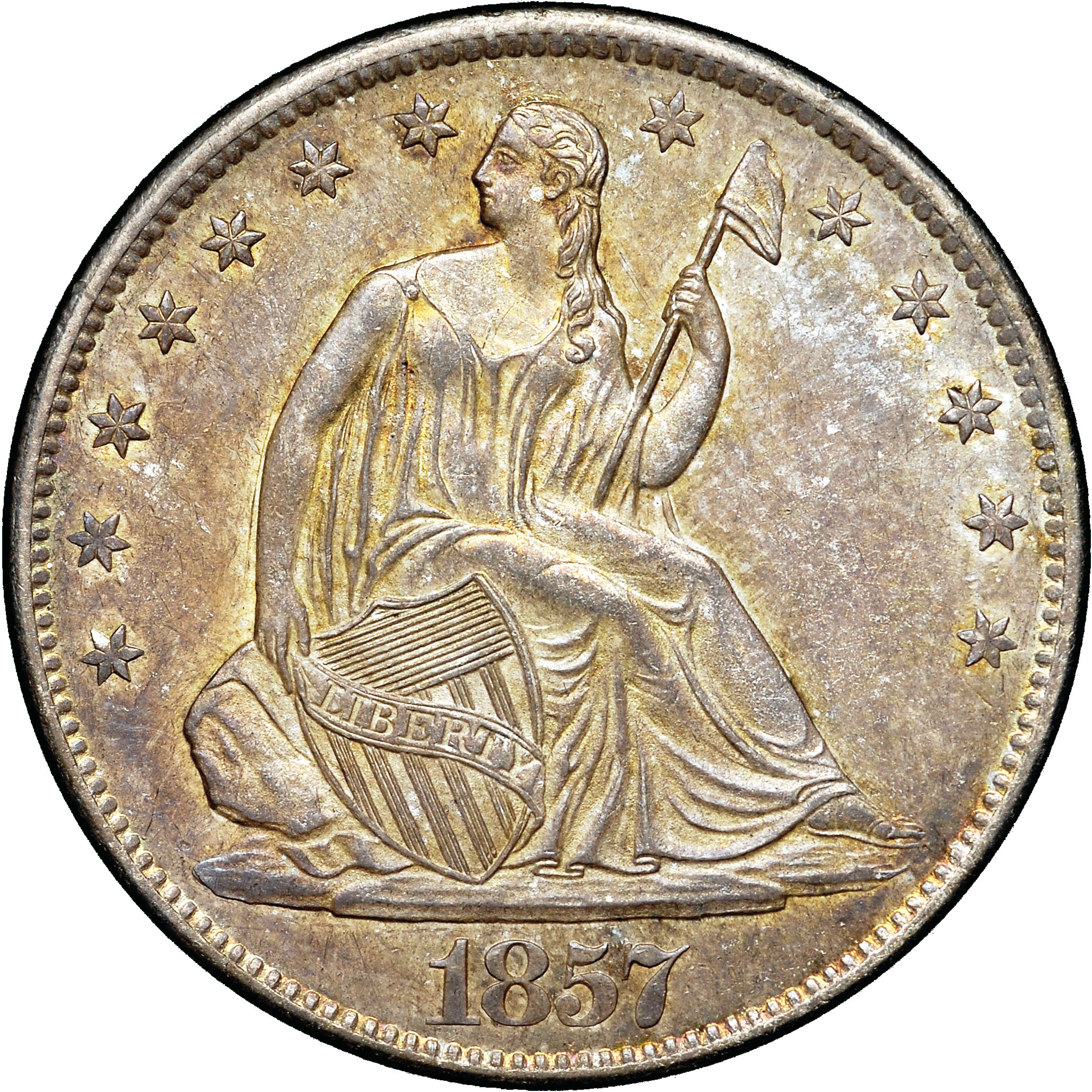 1857 O 50C MS | Coin Explorer | NGC