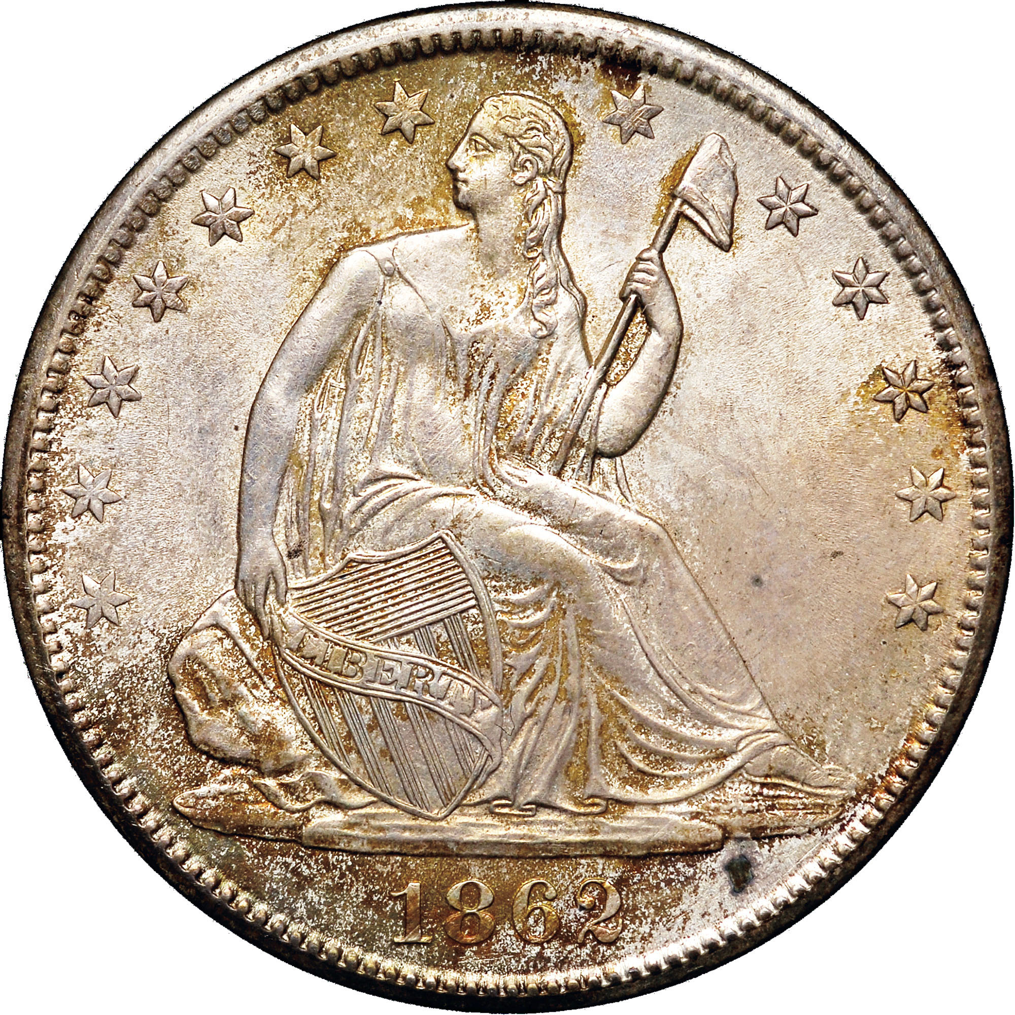 1862 S 50C MS | Coin Explorer | NGC