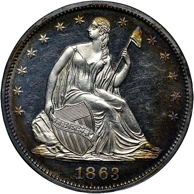 1863 50C PF | Coin Explorer | NGC