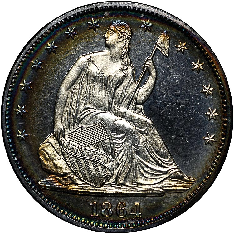 1864 50C PF | Coin Explorer | NGC