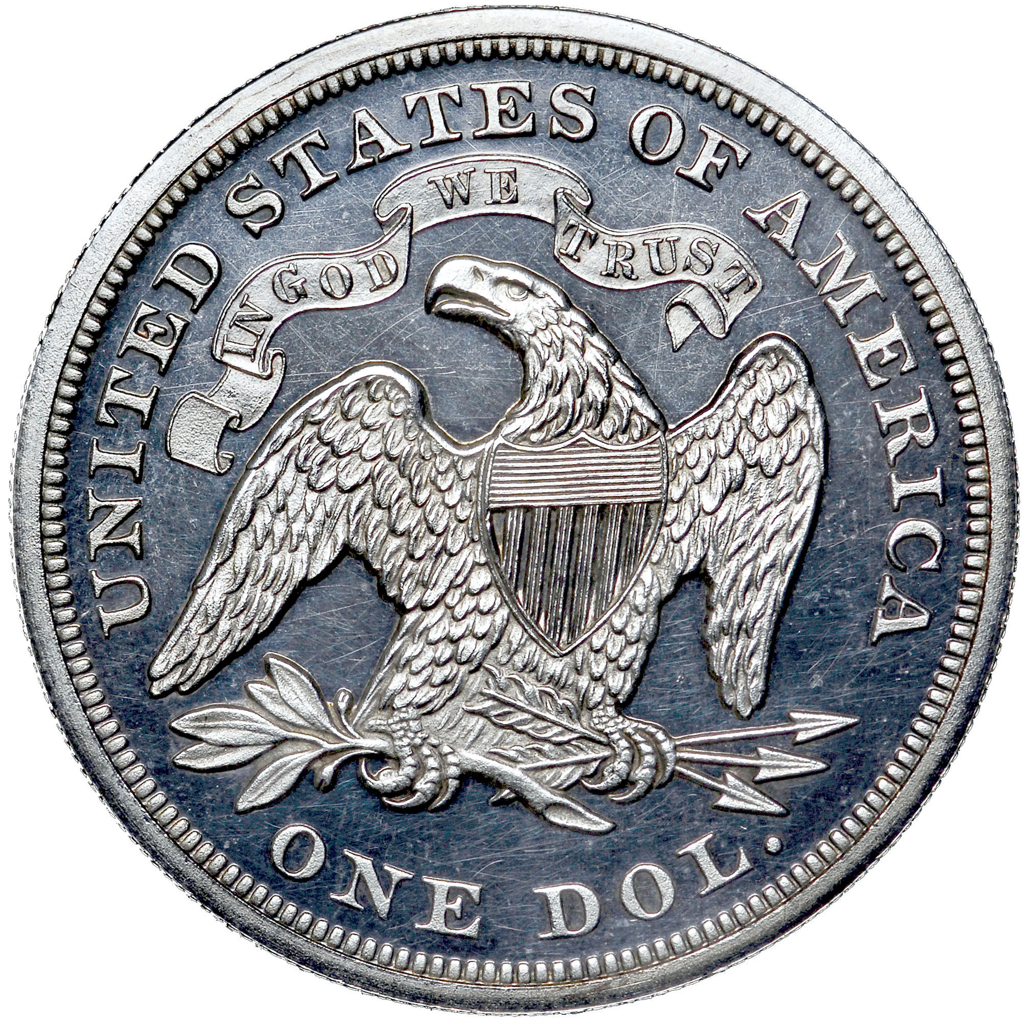 1867 $1 PF | Coin Explorer | NGC