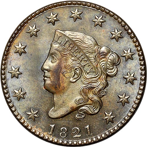 1821 1C MS | Coin Explorer | NGC