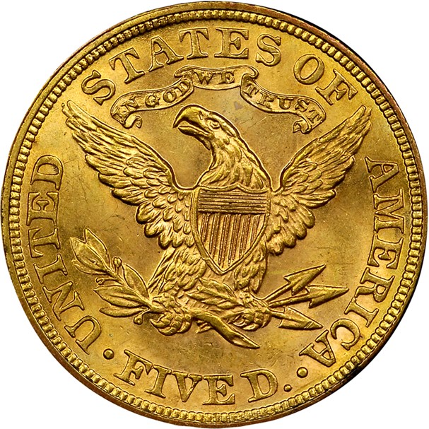 1898 $5 MS | Coin Explorer | NGC