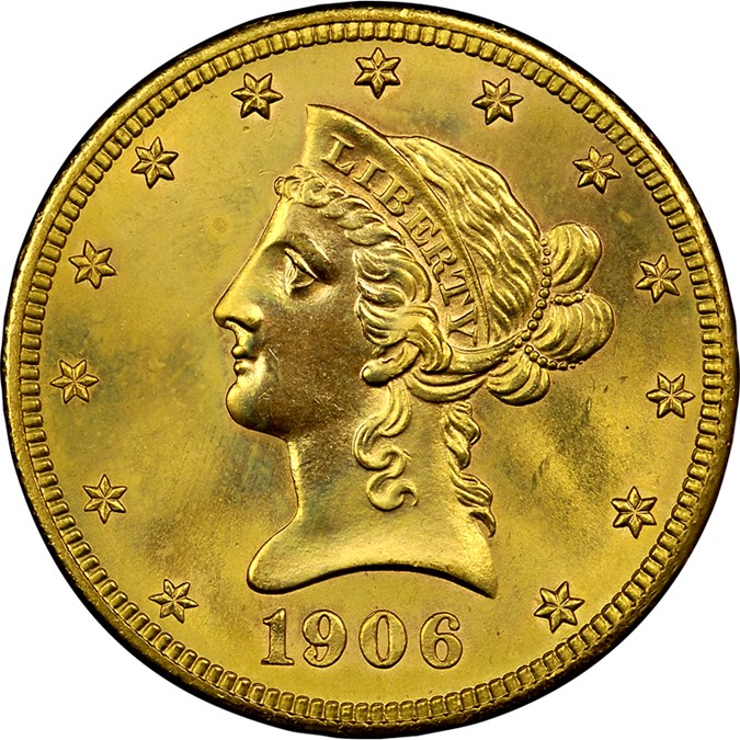 1906 S $10 MS | Coin Explorer | NGC