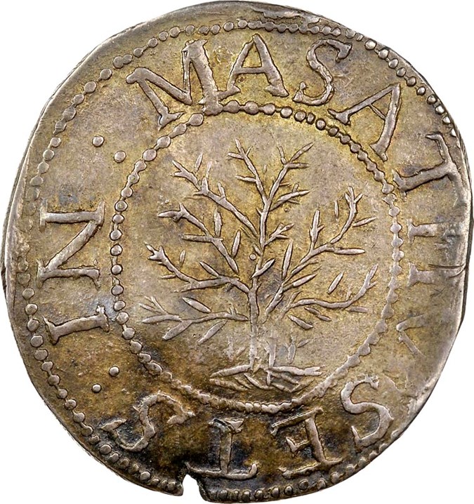 早いもの勝ち　お買い得　アウリガヌスキンイロコガネ　28mm 1652 'ANDO' OAK TREE MASSACHUSETTS 1S MS | Coin Explorer | NGC