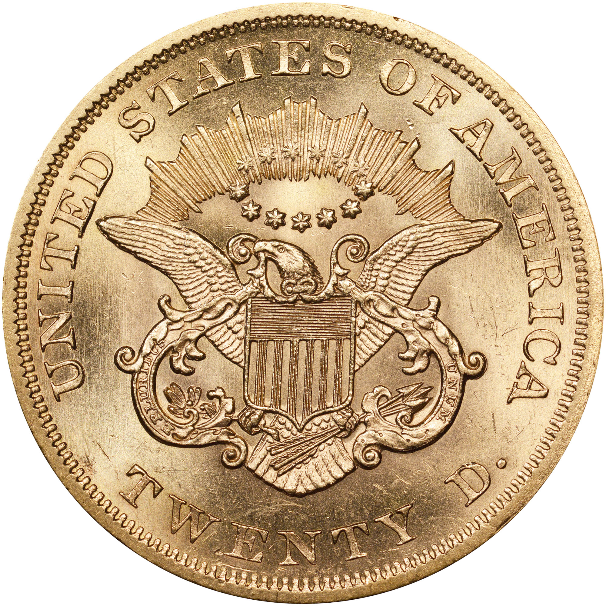 ひや2点 1862 $20 MS | Coin Explorer | NGC