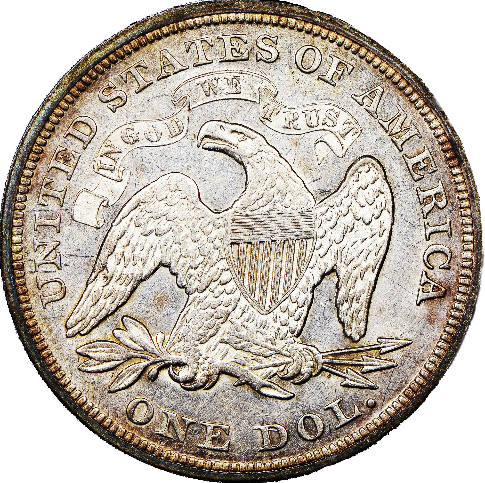1868 $1 MS | Coin Explorer | NGC