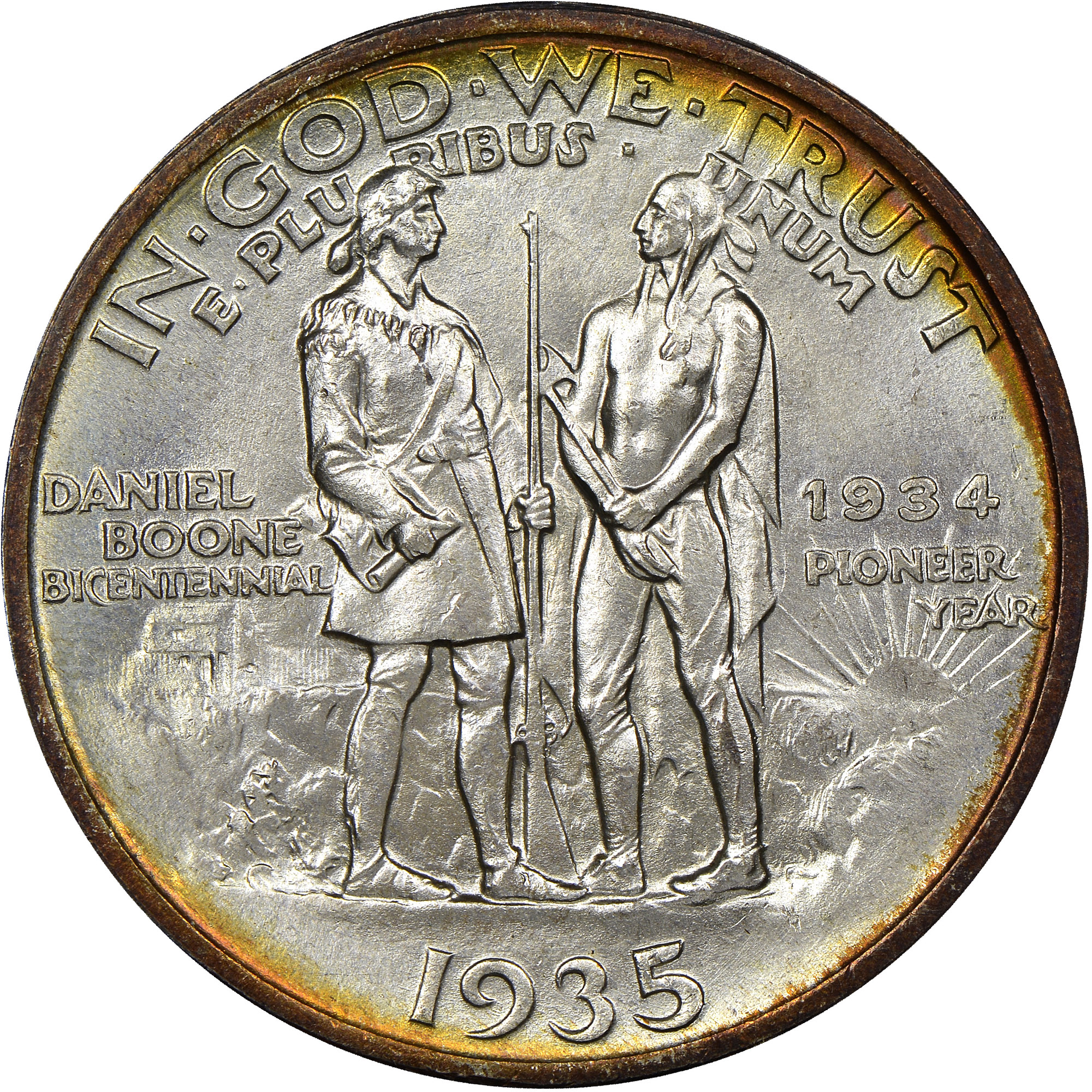 1935/1934 BOONE 50C MS | Coin Explorer | NGC