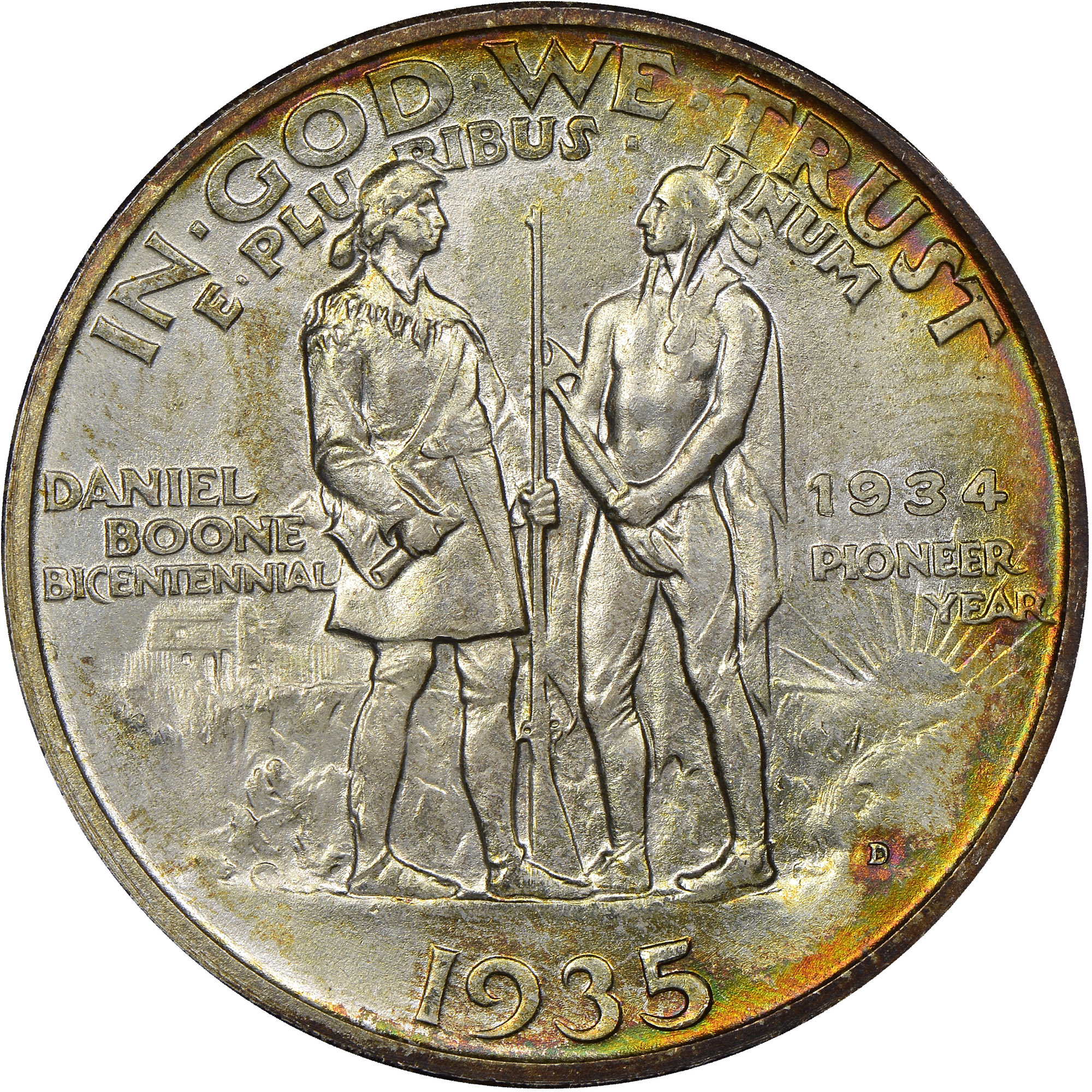 1935/1934 D BOONE 50C MS | Coin Explorer | NGC