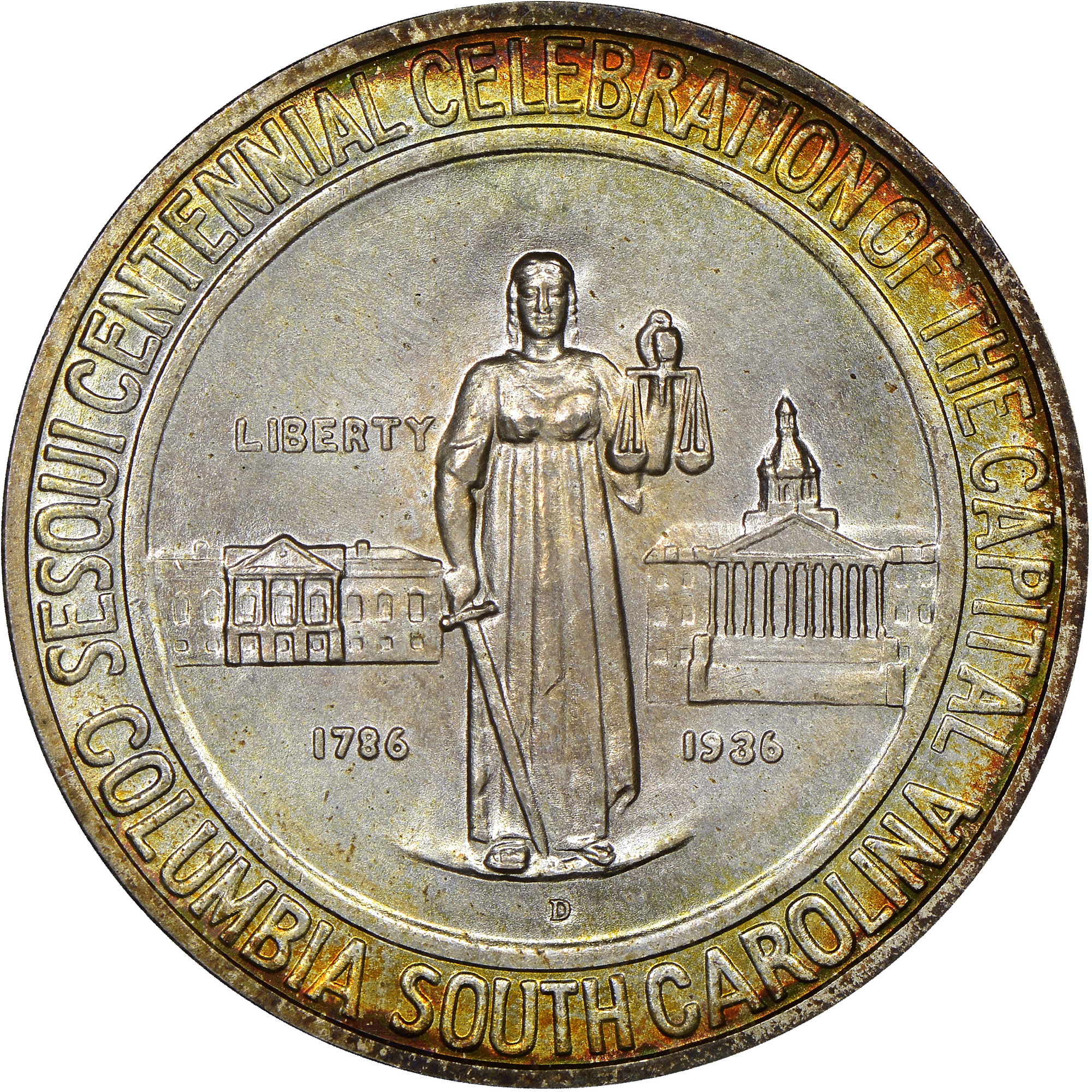 1936 D COLUMBIA 50C MS | Coin Explorer | NGC