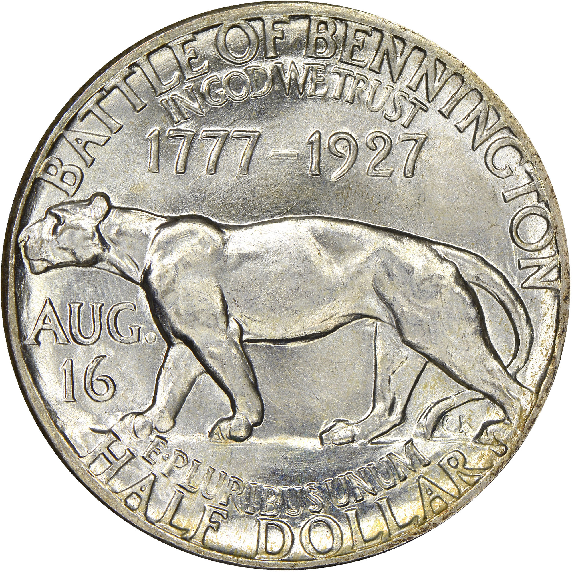 1927 VERMONT 50C MS | Coin Explorer | NGC