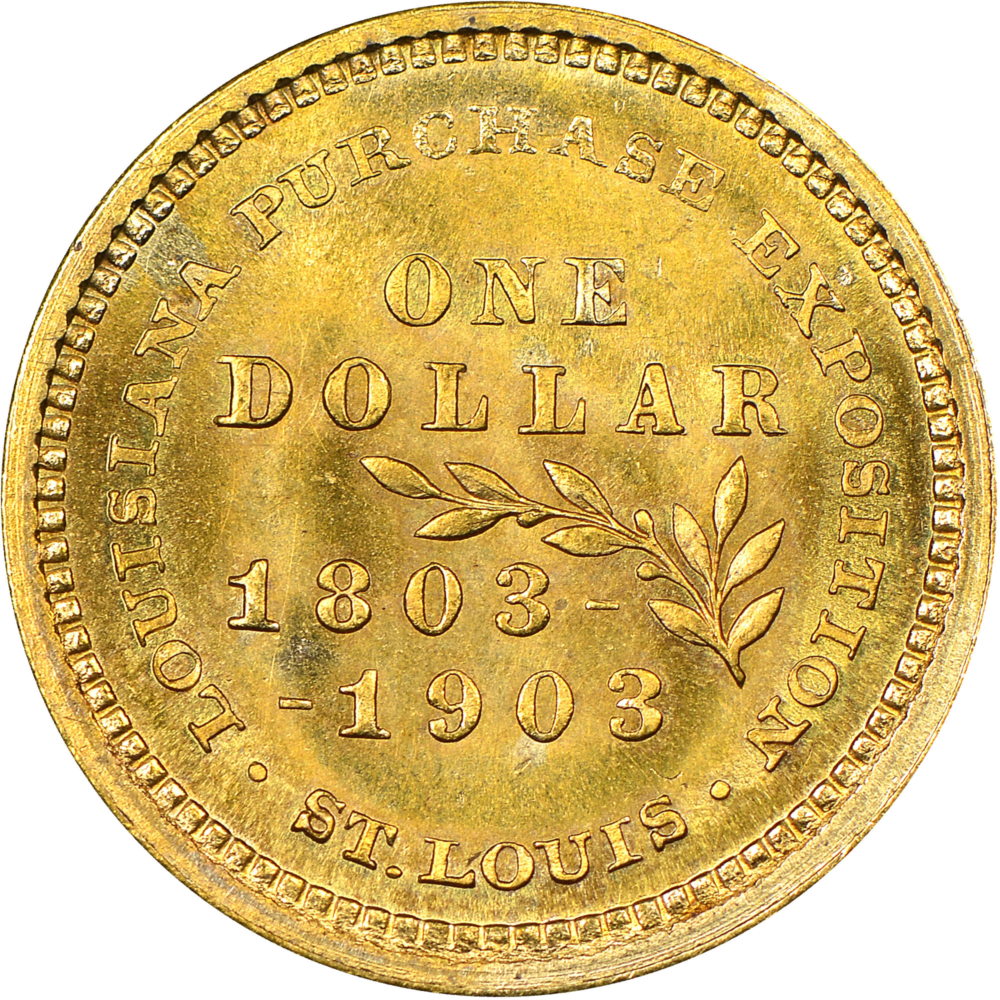 1903 Mckinley Louisiana Purchase G1 MS Gold Commemoratives NGC