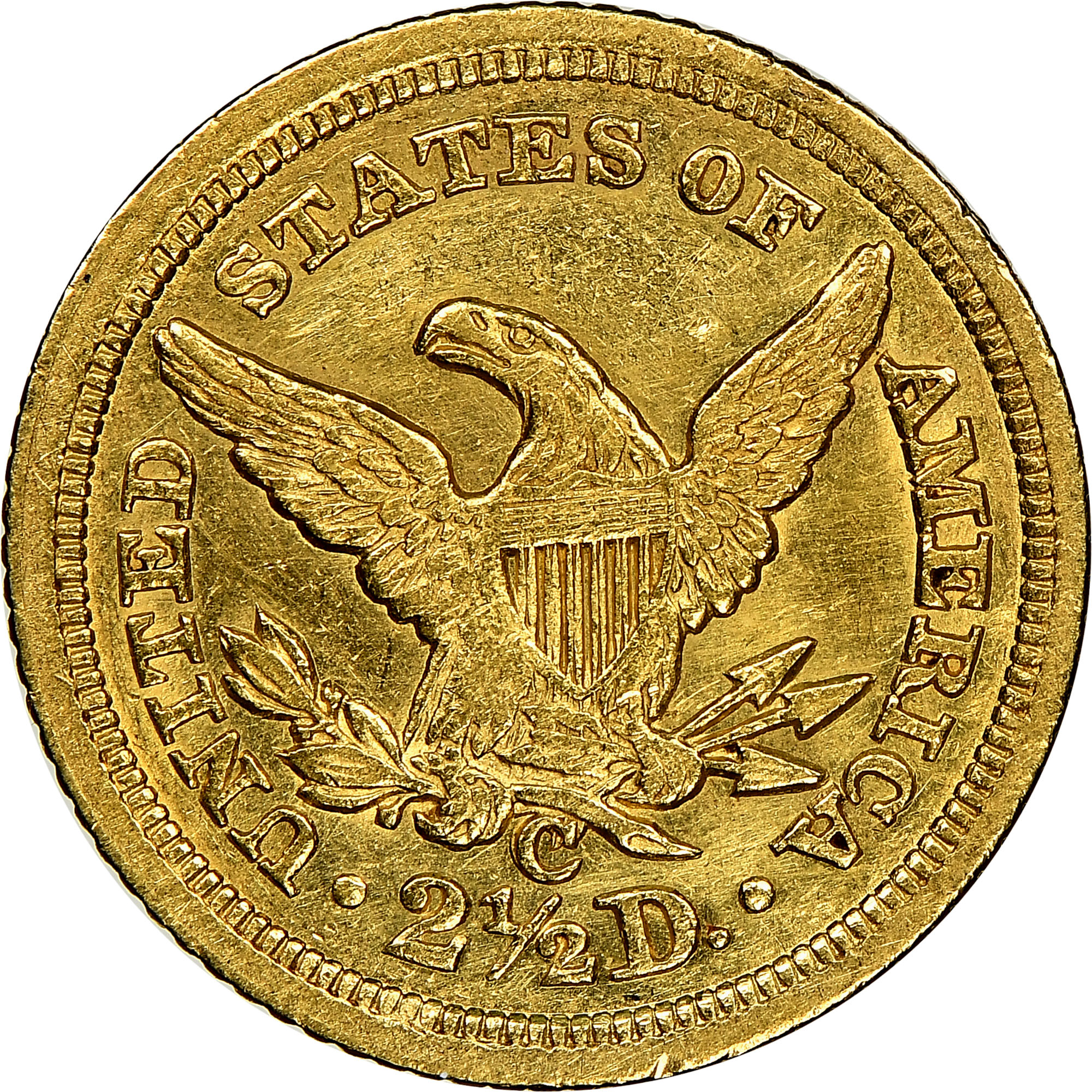 1843 C LARGE DATE $2.5 MS | Coin Explorer | NGC