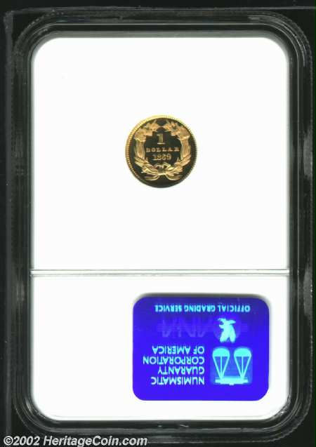1869 G$1 PF | Coin Explorer | NGC