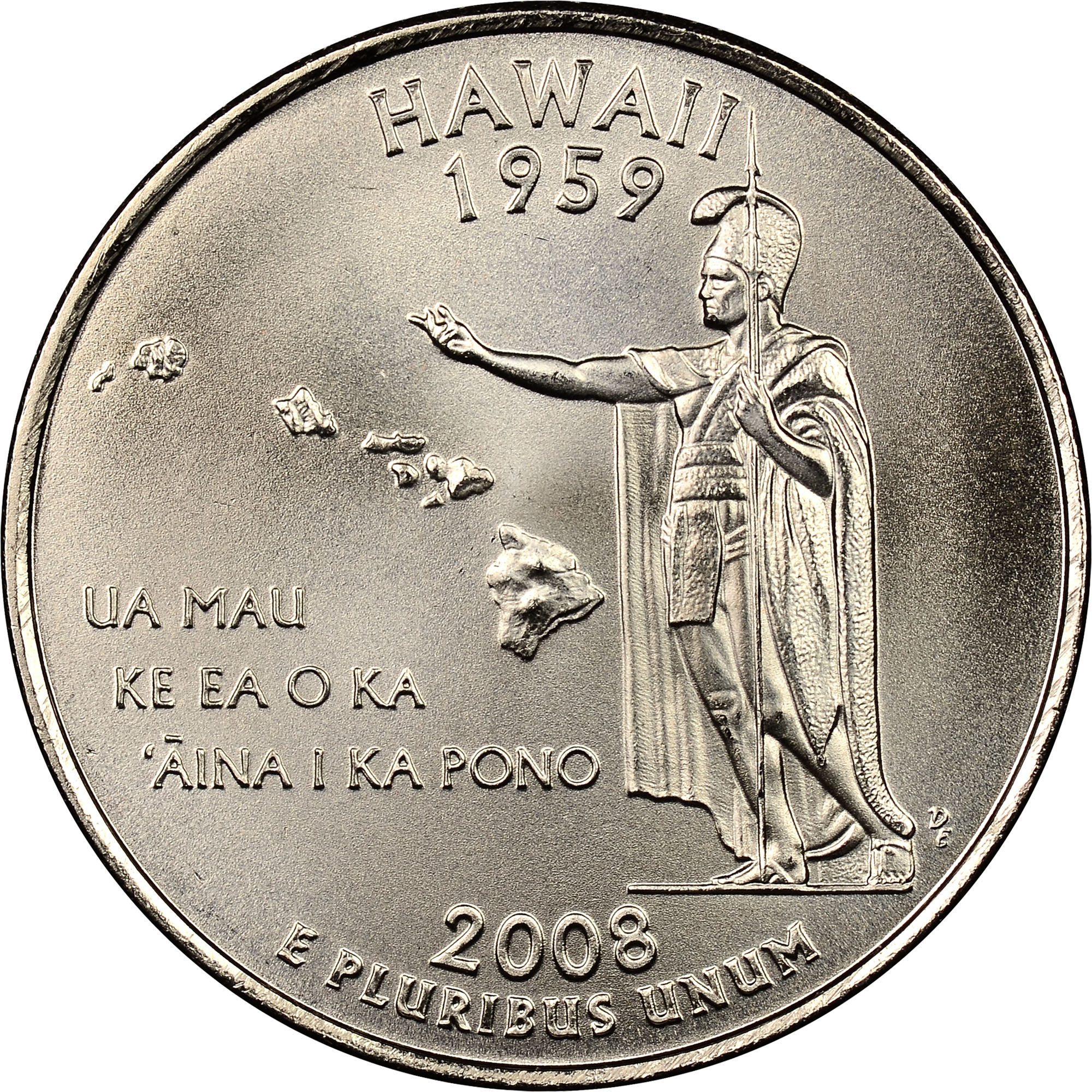 2008 P SMS HAWAII 25C MS Coin Explorer NGC