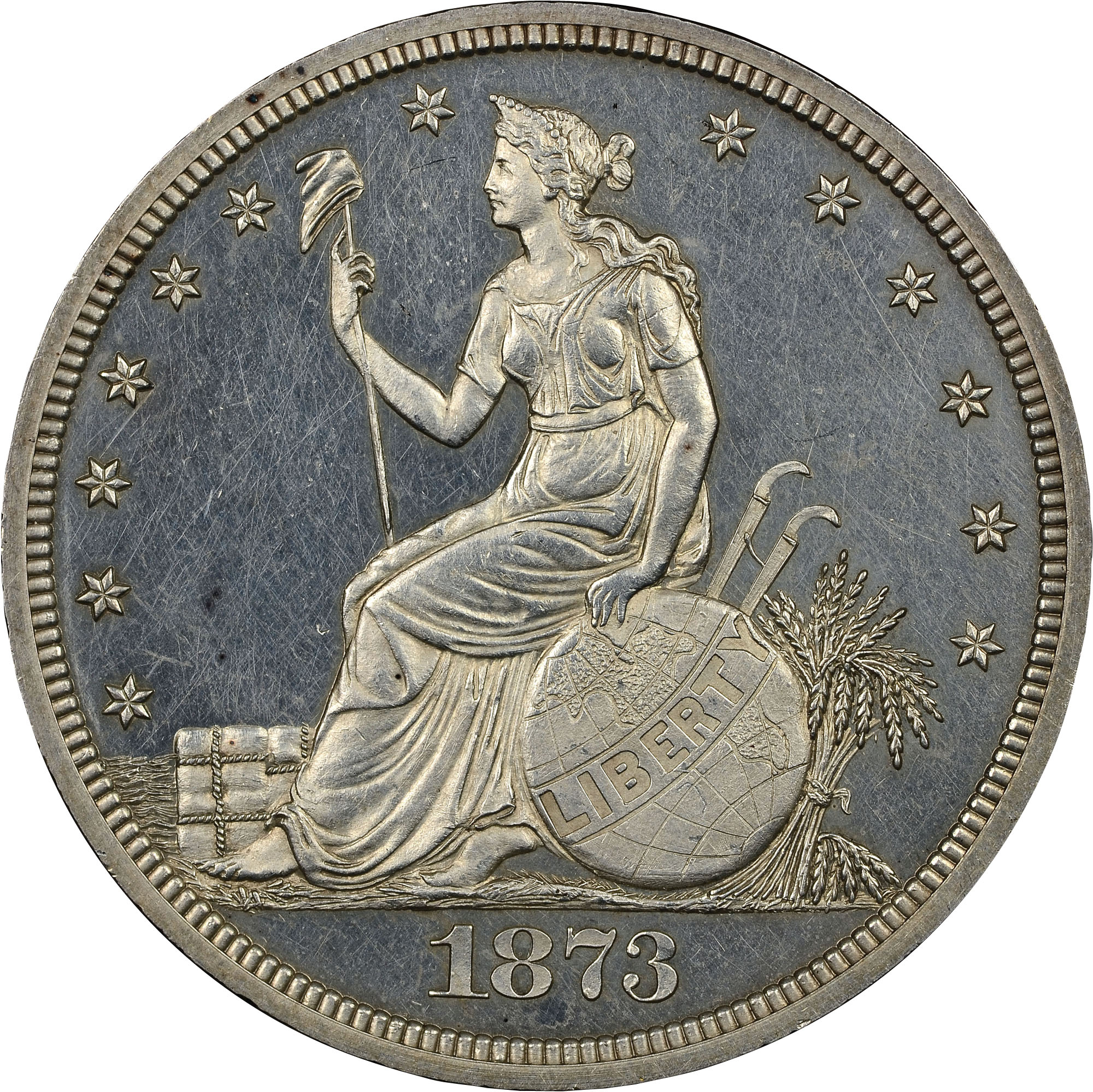 1873 J-1293 T$1 PF | Coin Explorer | NGC