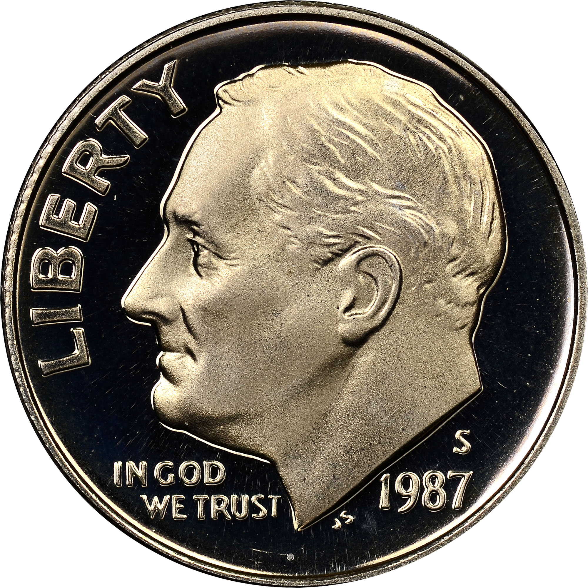 1987 S 10C PF | Coin Explorer | NGC