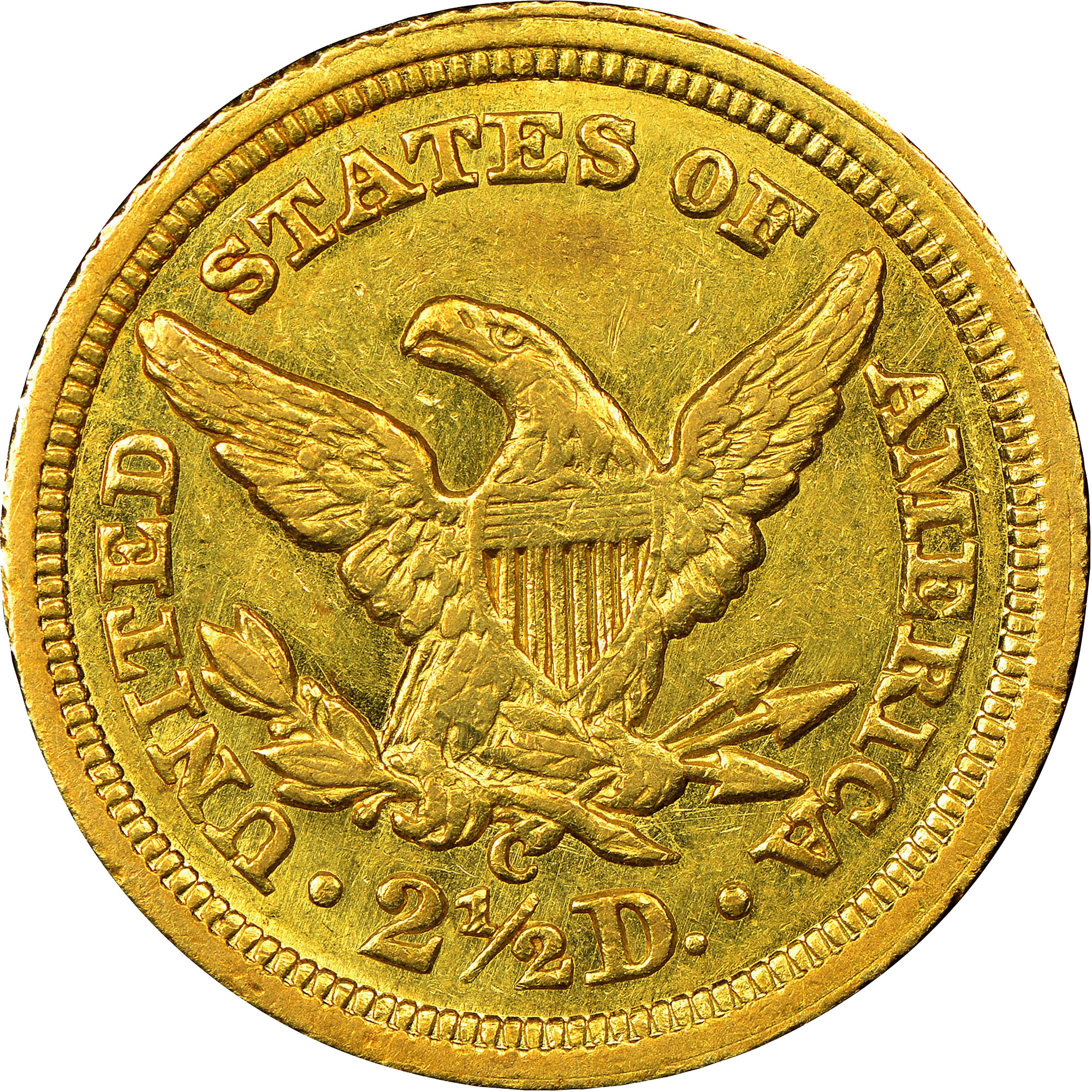 1843 C SMALL DATE $2.5 MS | Coin Explorer | NGC