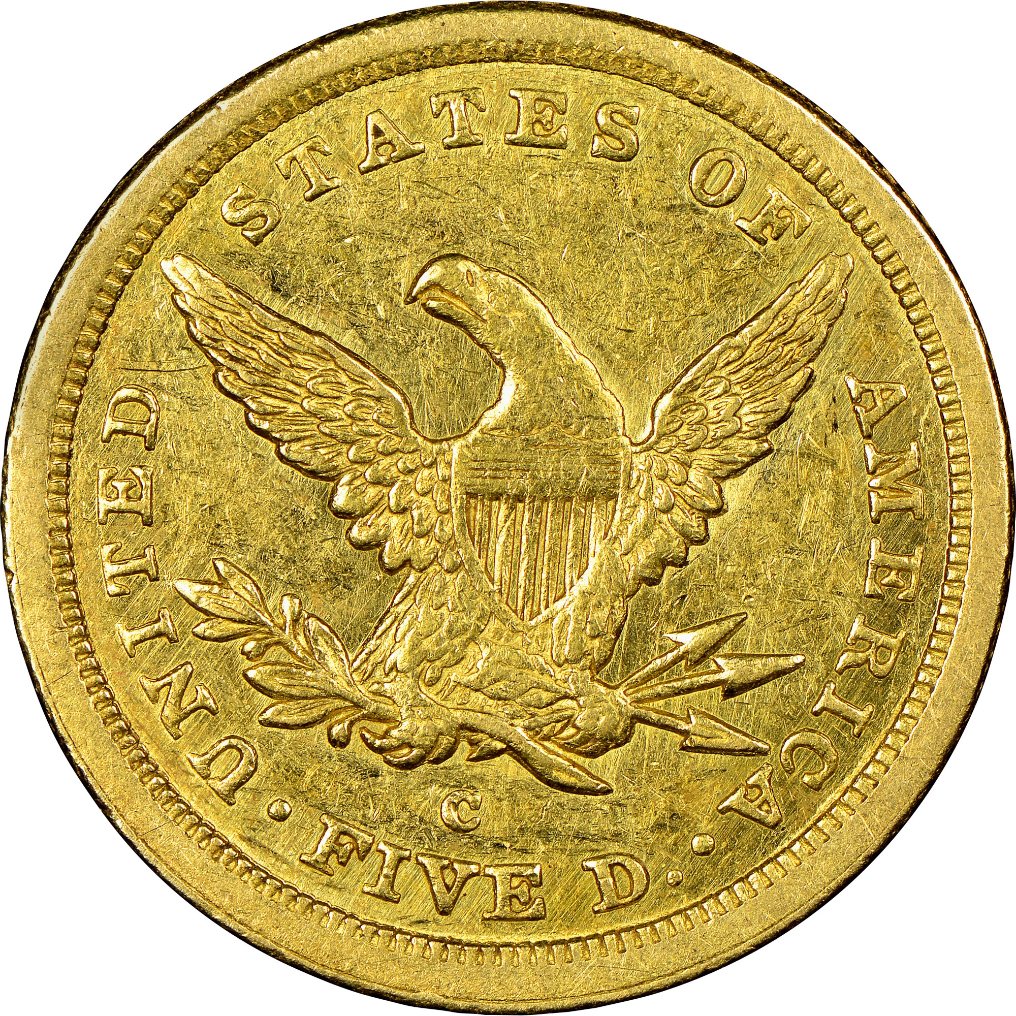 1843 C $5 MS | Coin Explorer | NGC