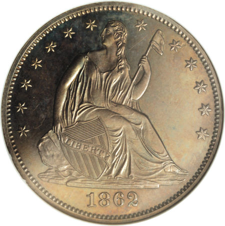 1862 J-293 50C PF | Coin Explorer | NGC
