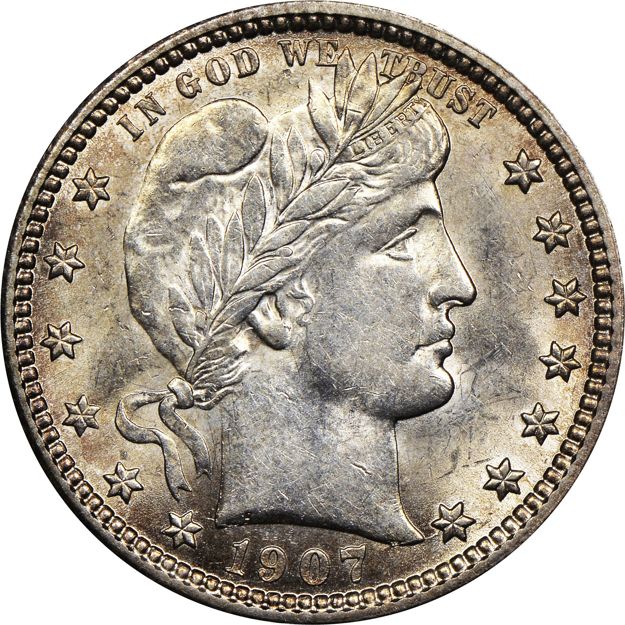 1907 D 25C MS | Coin Explorer | NGC