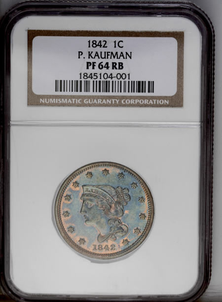 1842 1C PF | Coin Explorer | NGC