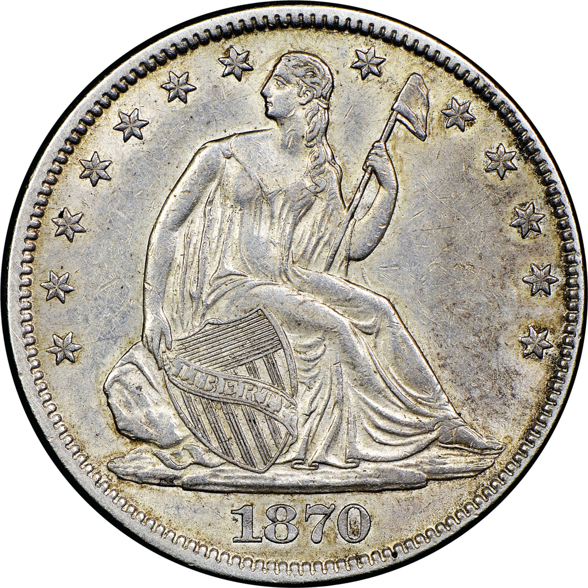 1870 50C MS | Coin Explorer | NGC