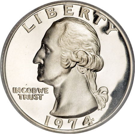 1974 S 25C PF | Coin Explorer | NGC