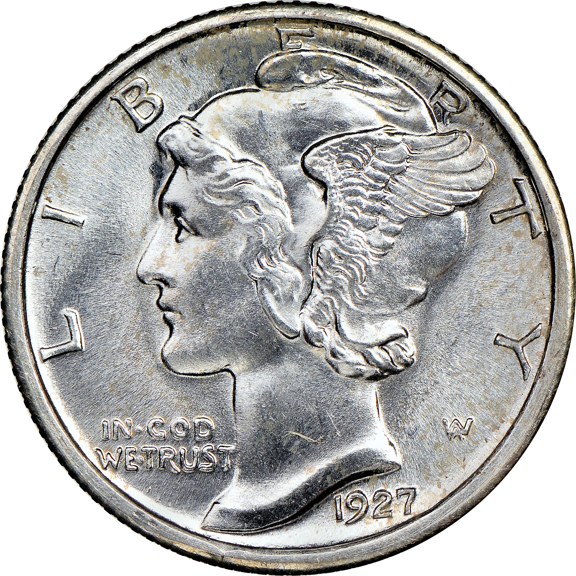 1927 S 10C MS | Coin Explorer | NGC