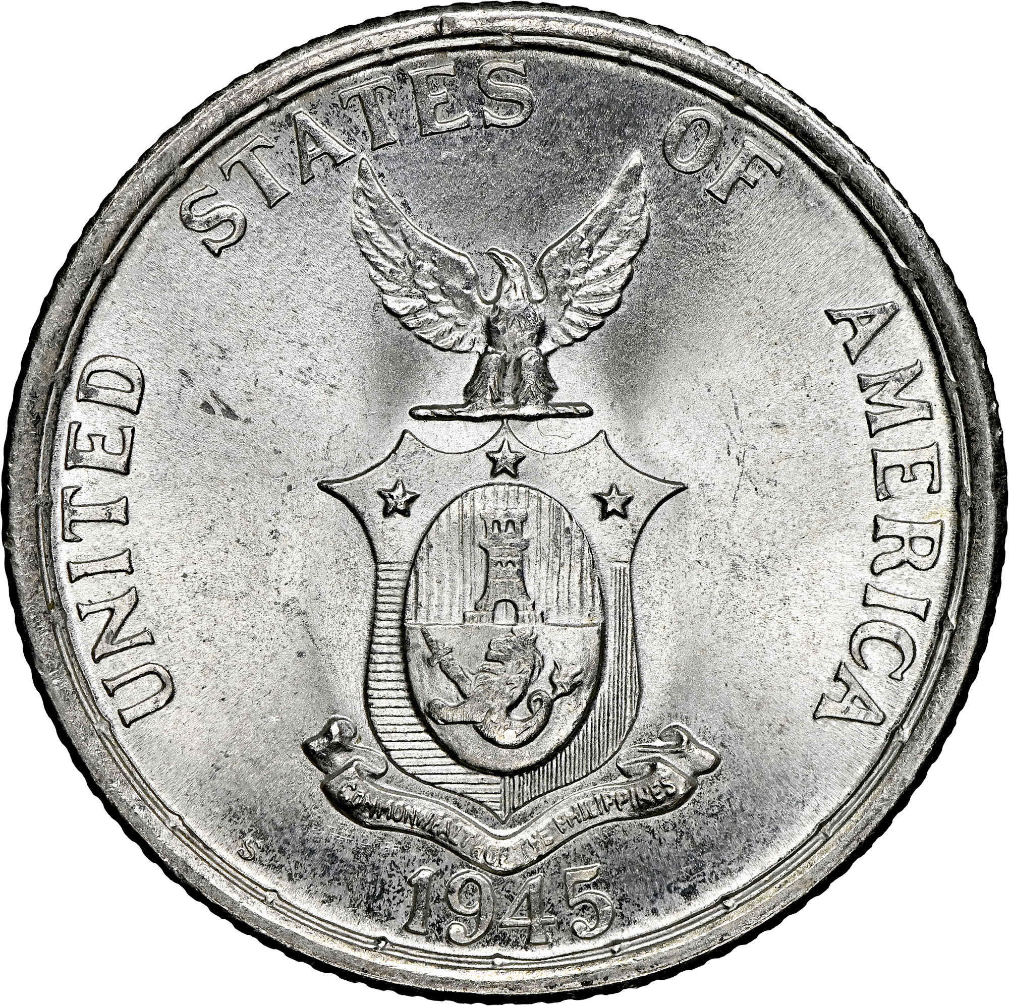 1945 S USA-PHIL 50C MS | Coin Explorer | NGC