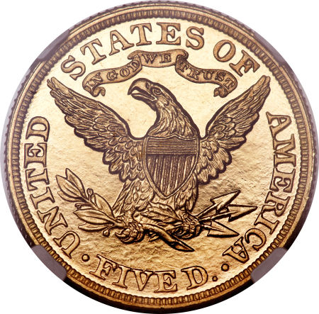 1886 $5 PF | Coin Explorer | NGC