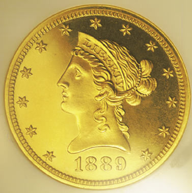 1889 $10 PF | Coin Explorer | NGC