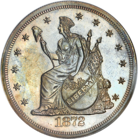 1872 J-1214 T$1 PF | Coin Explorer | NGC