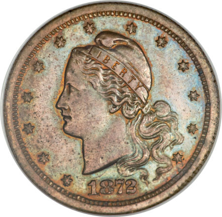 1872 J-1236 GILT $3 PF | Coin Explorer | NGC