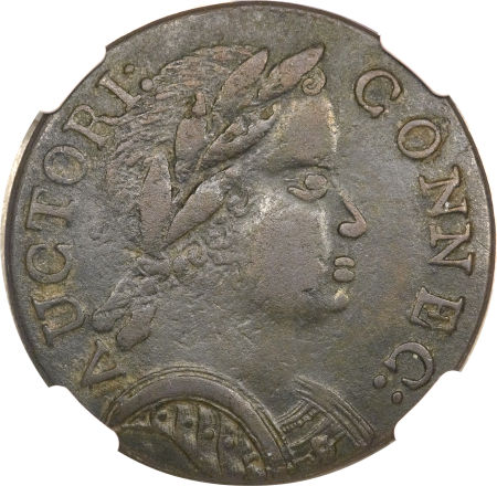 1785 AFRICAN HEAD CONNECTICUT MS | Coin Explorer | NGC