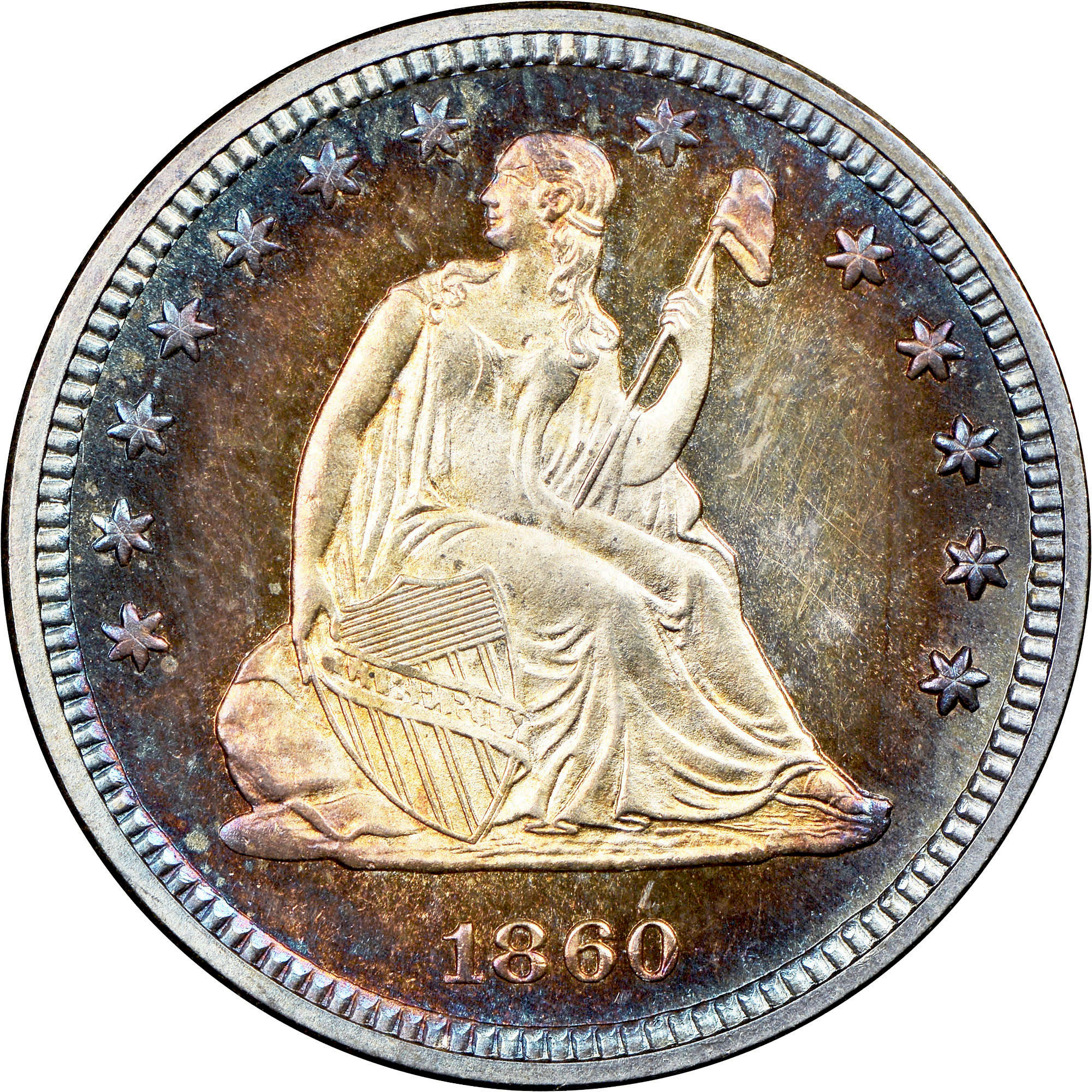 1860 25C PF | Coin Explorer | NGC