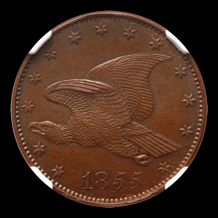 1855 J-173 1C PF | Coin Explorer | NGC