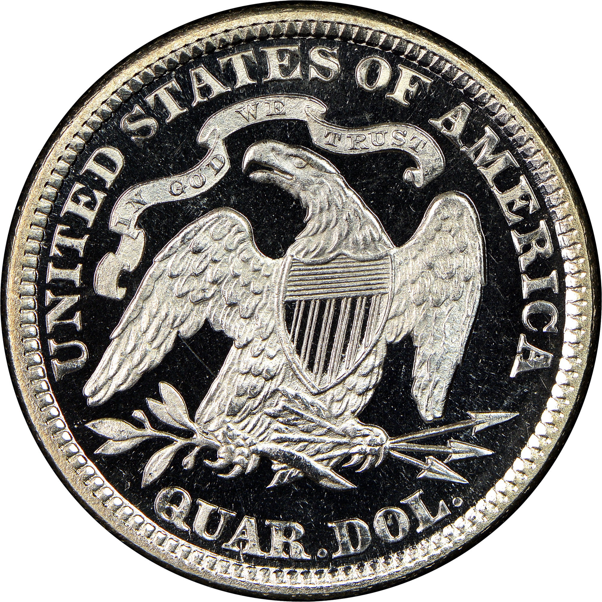 1890 25C PF Seated Liberty Quarters NGC