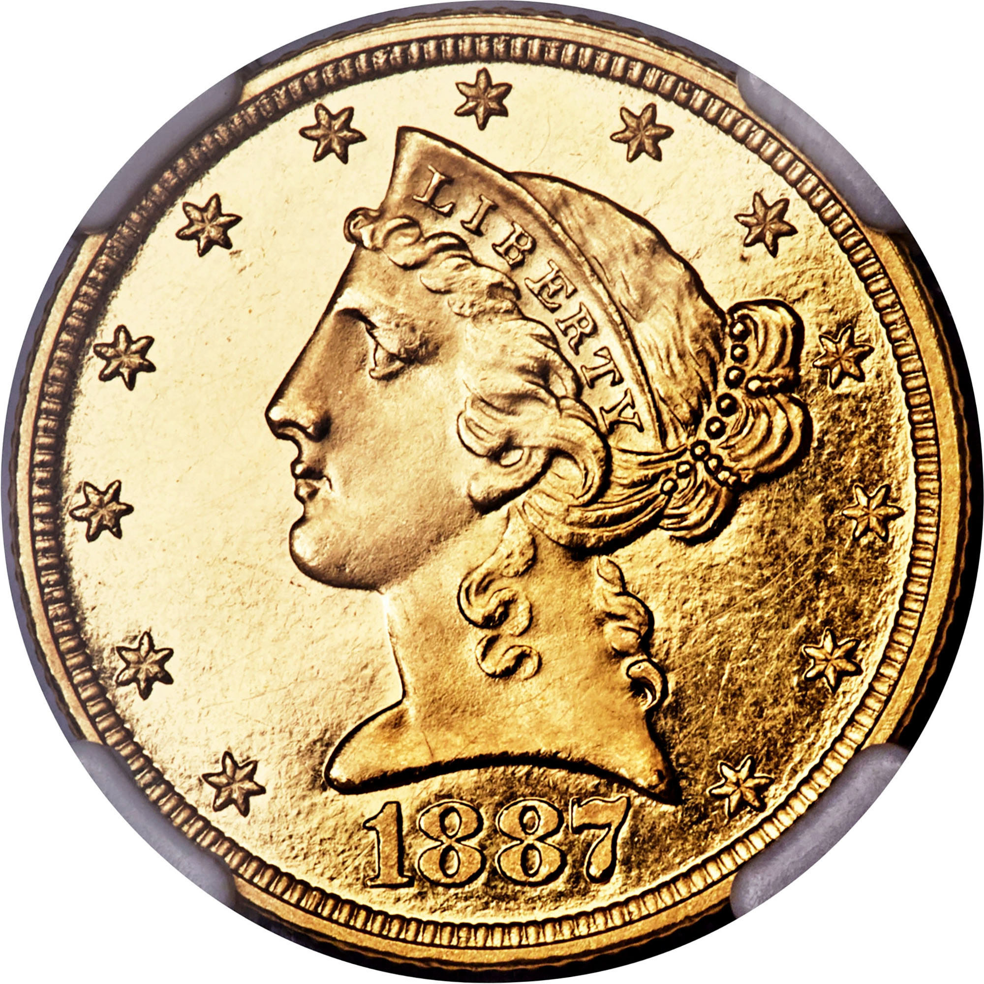 1887 $5 PF | Coin Explorer | NGC