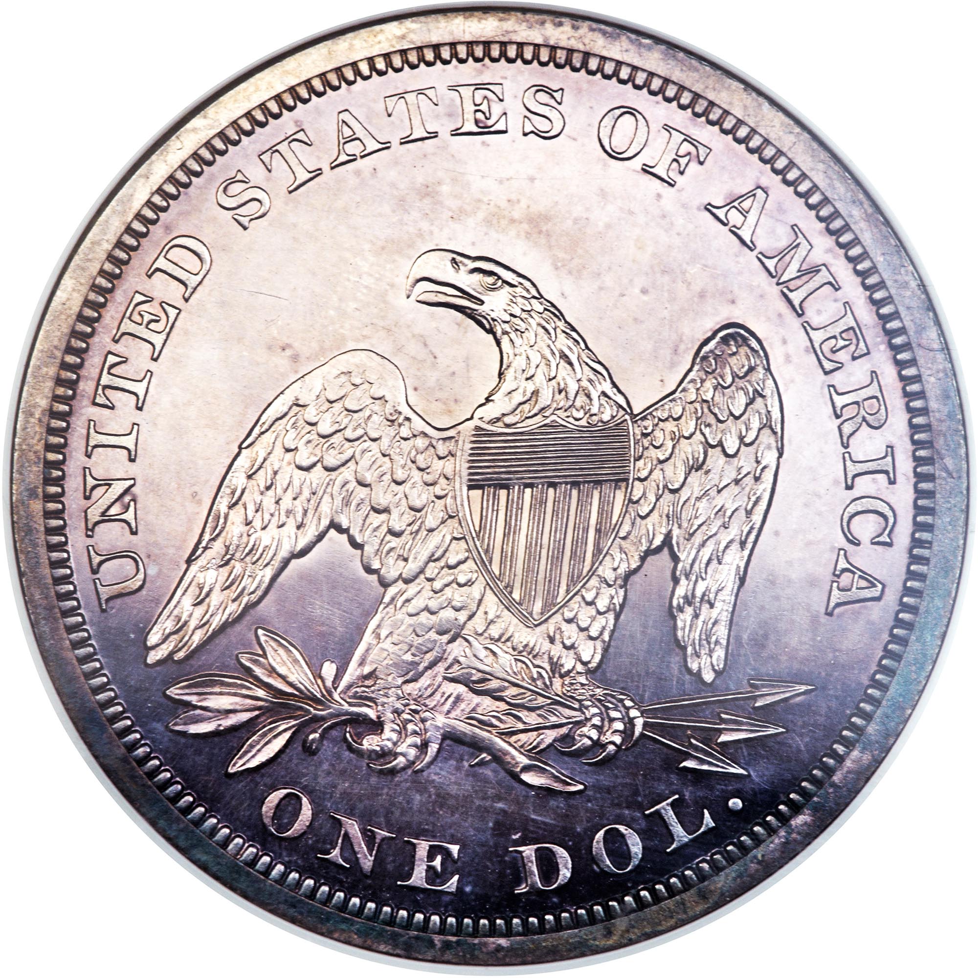 1854 $1 PF | Coin Explorer | NGC