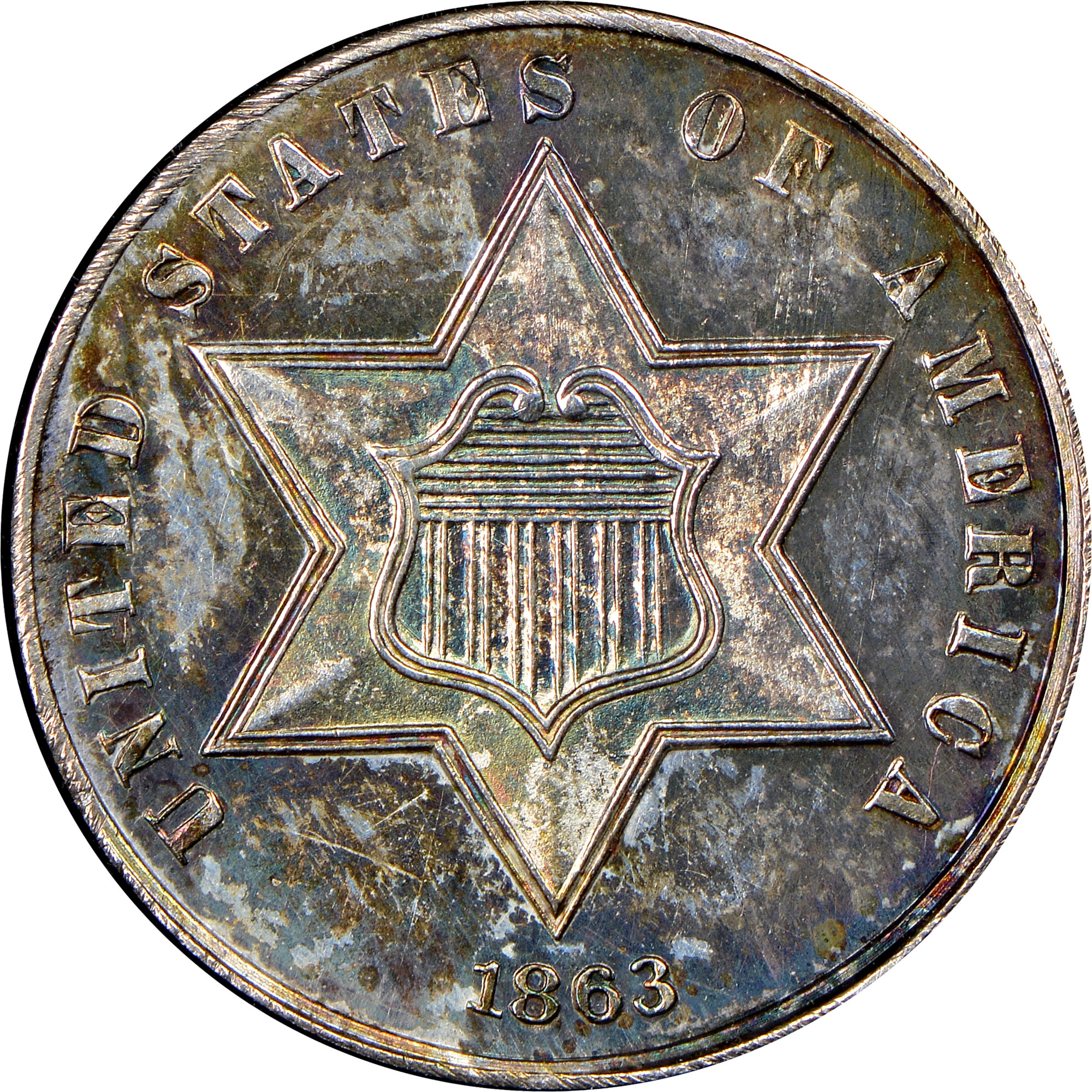 1863 3CS PF | Coin Explorer | NGC