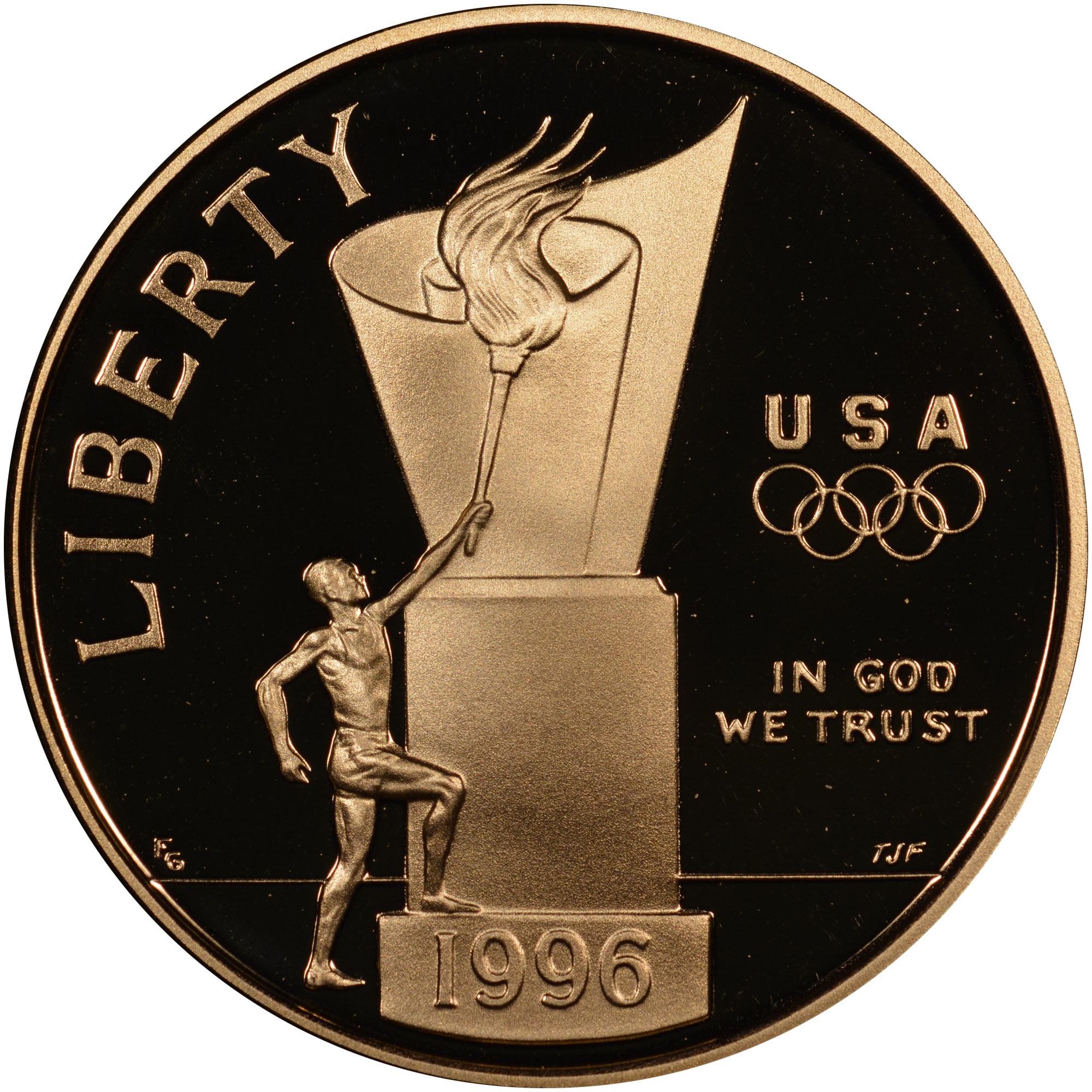 1996 W OLYMPICS - CAULDRON $5 PF | Coin Explorer | NGC