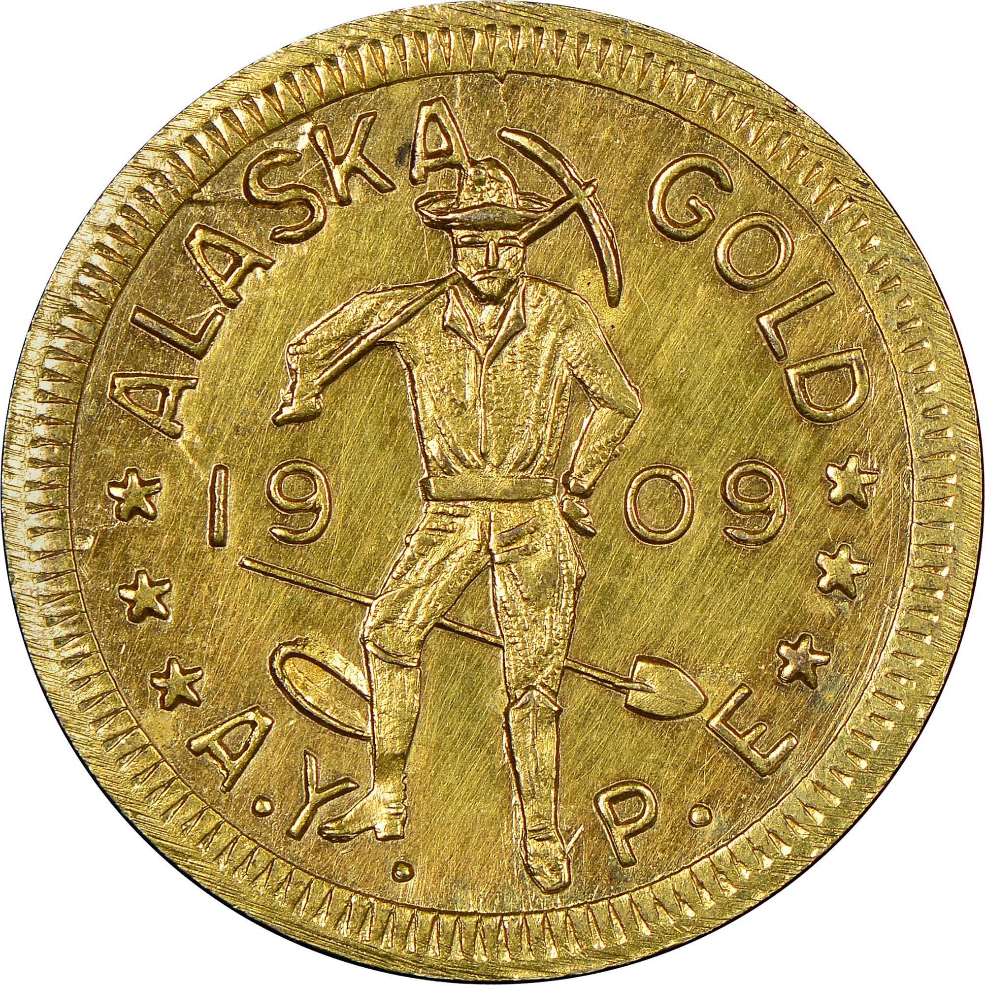 1909 WA GOLD ALASKAYUKONPACIFIC EXPO 1DWT MS Coin Explorer NGC