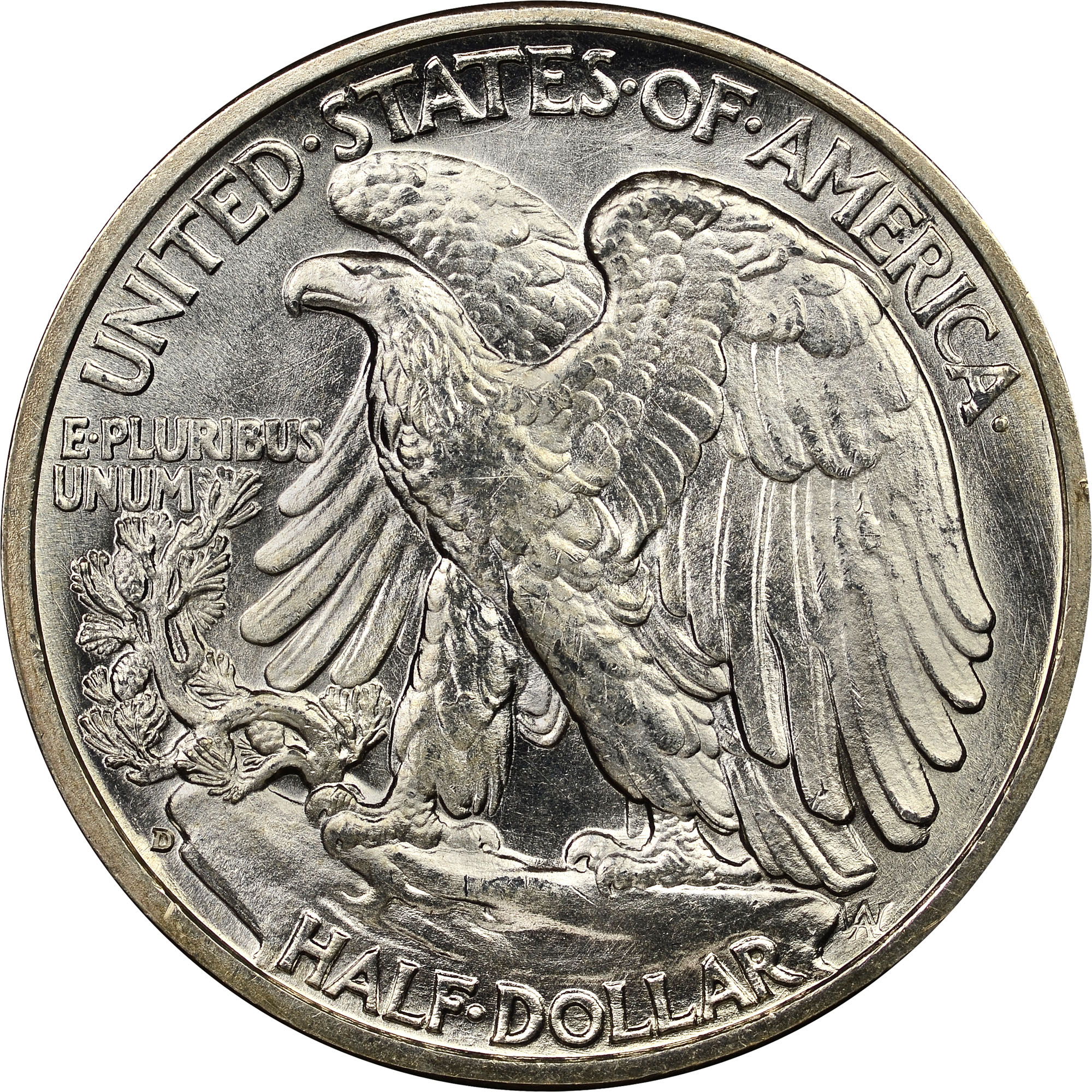 1938 D 50C MS Walking Liberty Half Dollars NGC