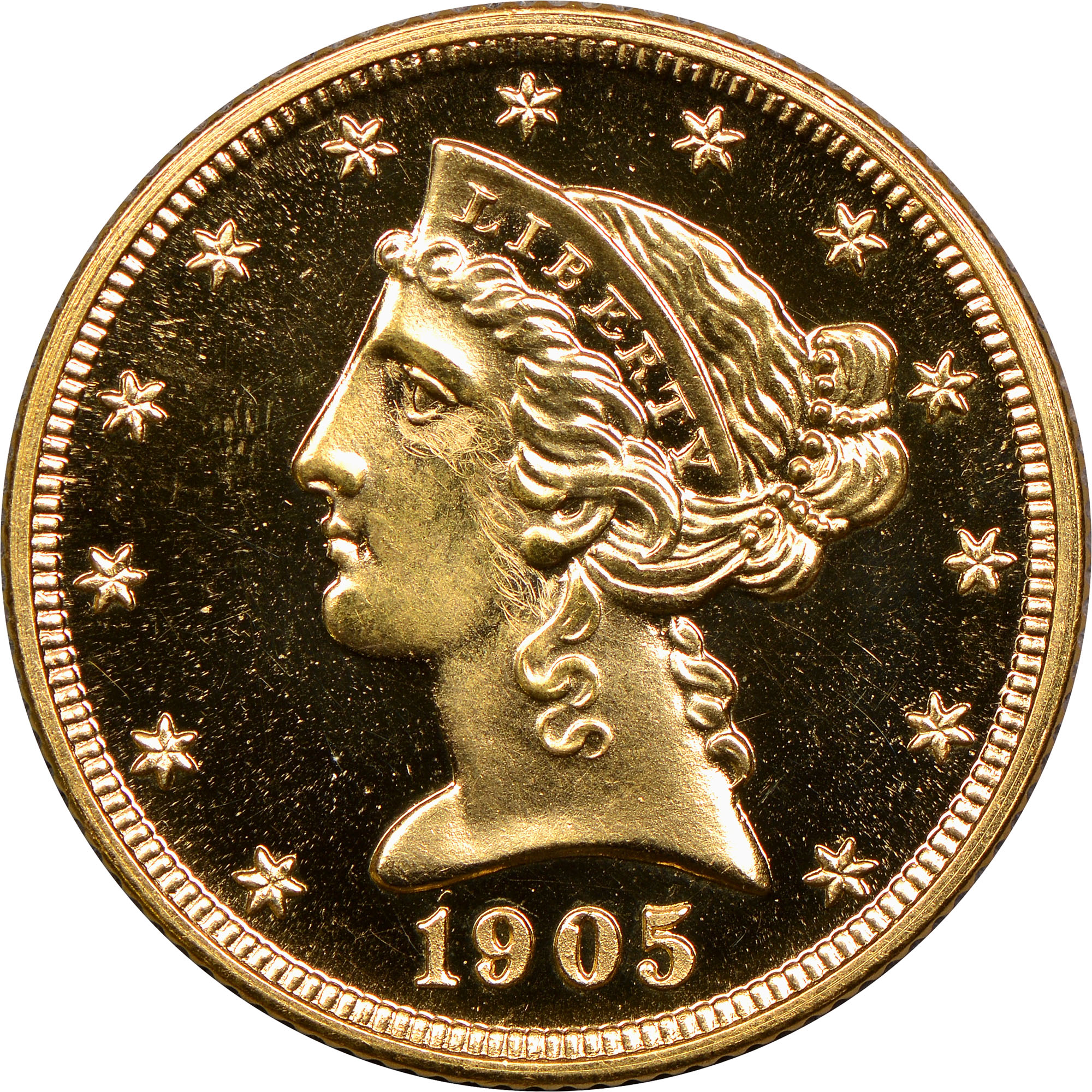 1905 $5 PF | Coin Explorer | NGC