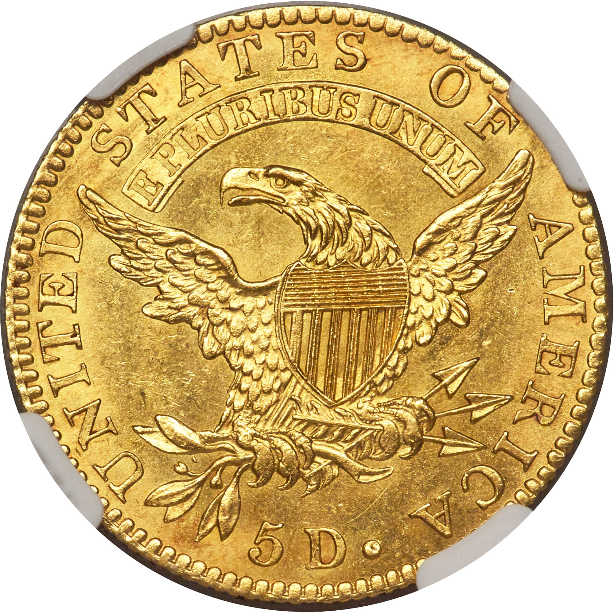 アメリカ 1ドル&5セント 1823 BD-1 $5 MS | Coin Explorer | NGC