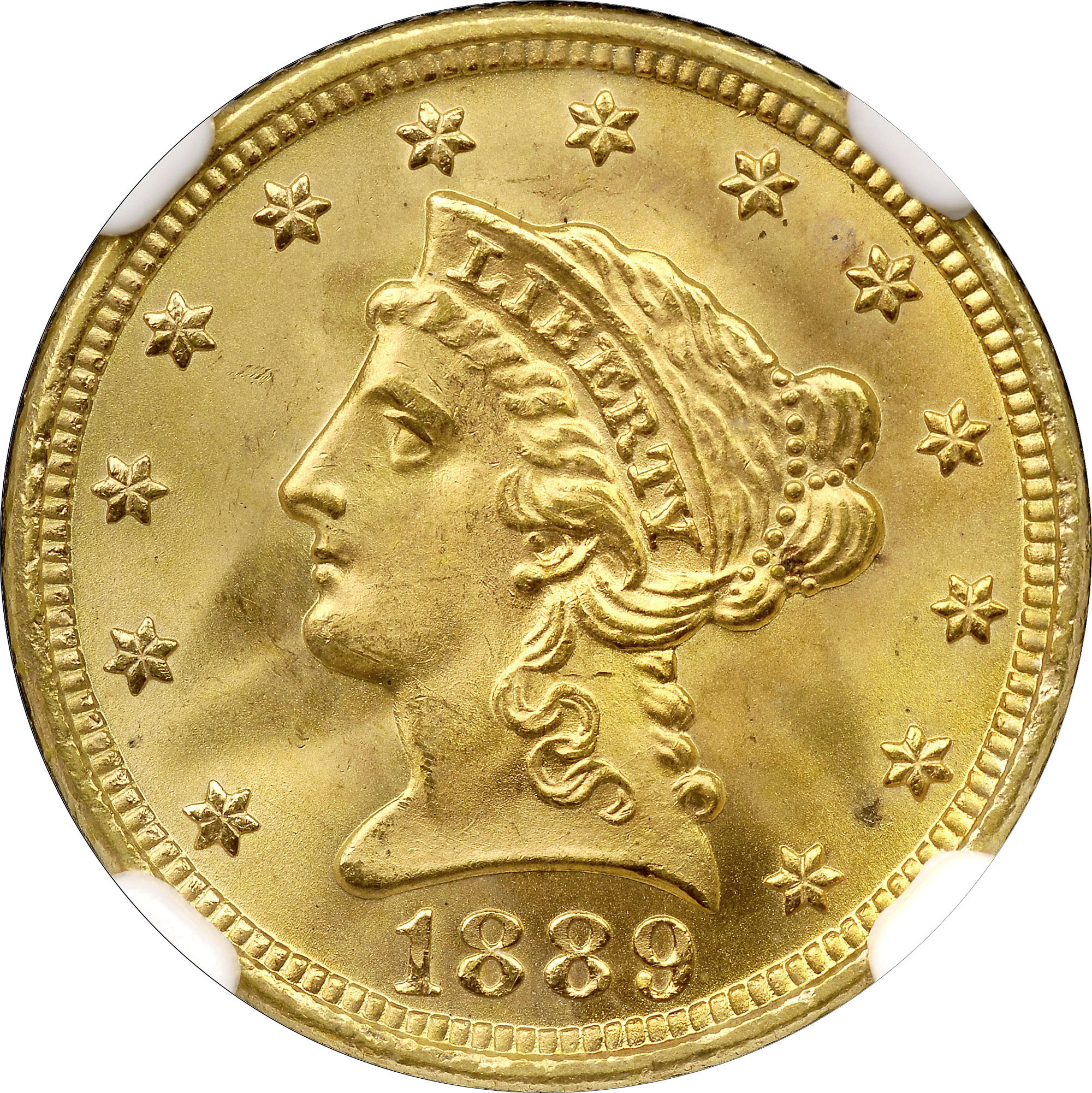 1889 $2.5 MS | Coin Explorer | NGC