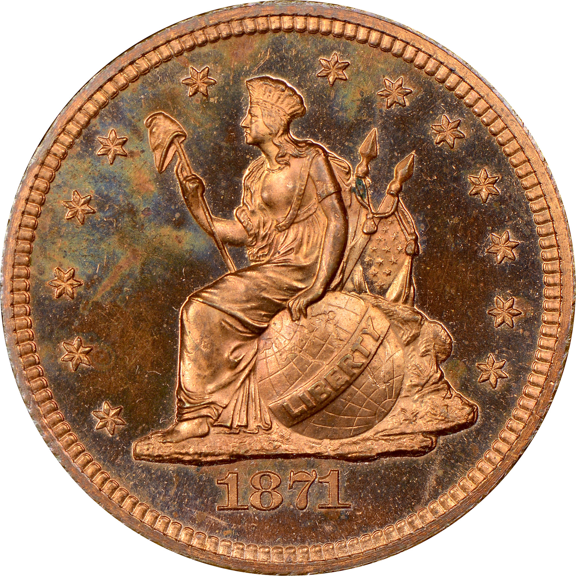 1871 J-1097 25C PF | Coin Explorer | NGC
