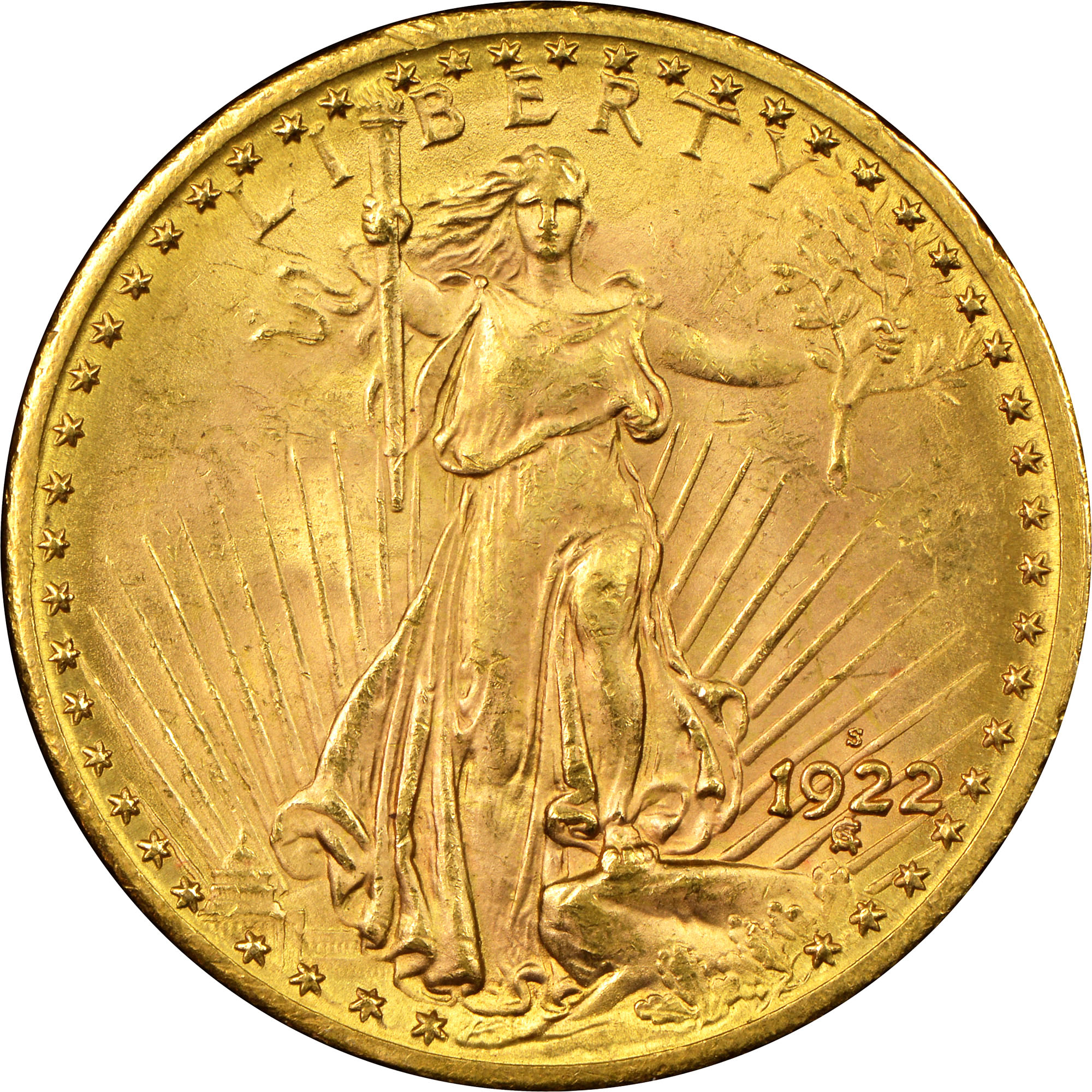 1922 S $20 MS | Coin Explorer | NGC